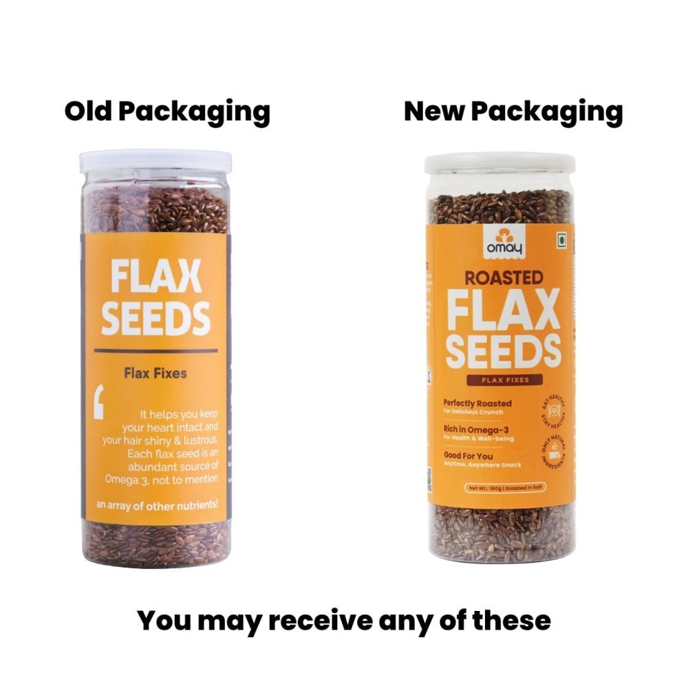 Omay Foods Roasted Flax Seeds