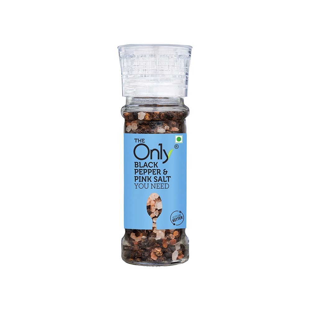 On1y Black Pepper & Pink Salt Grinder