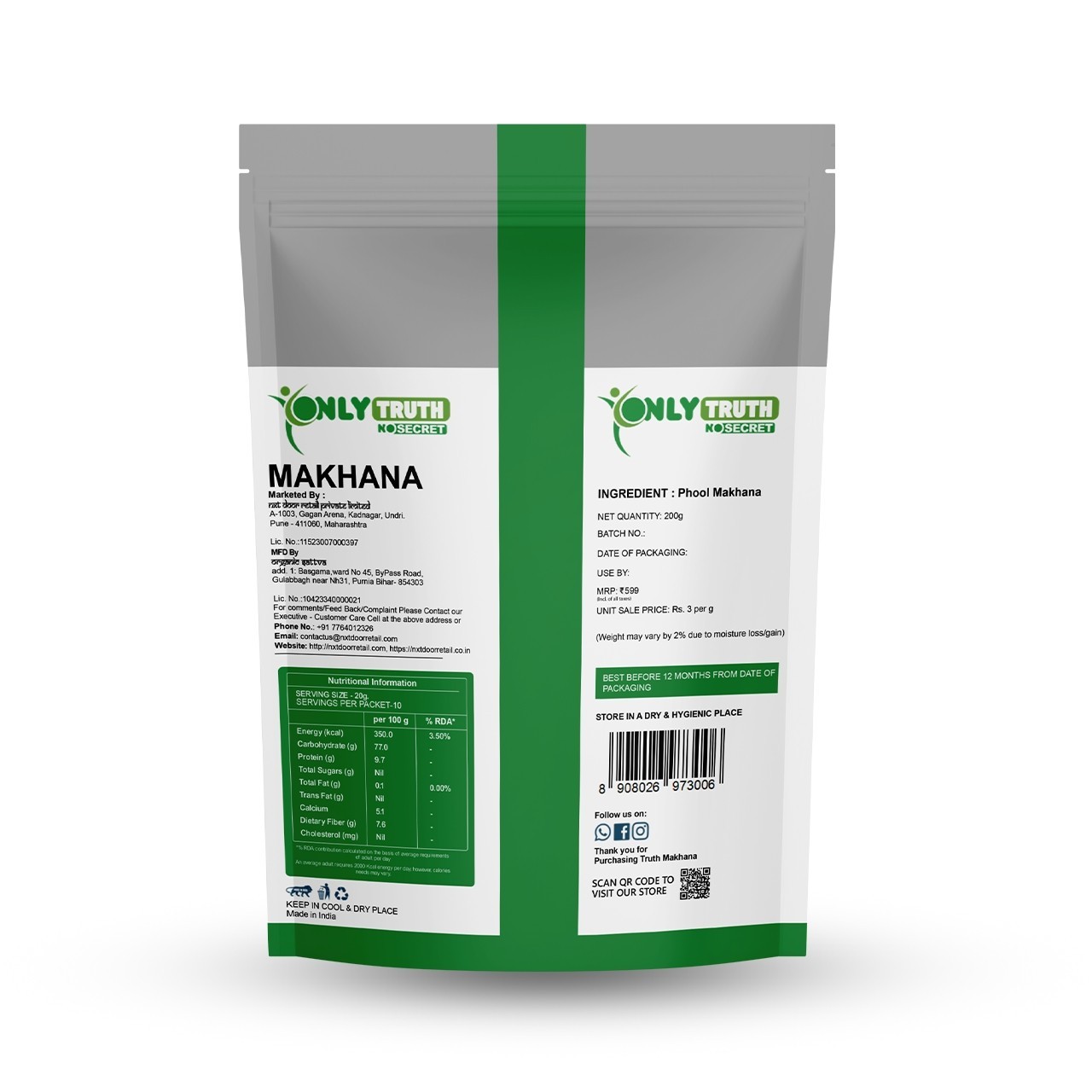 Only Truth Premium Makhana