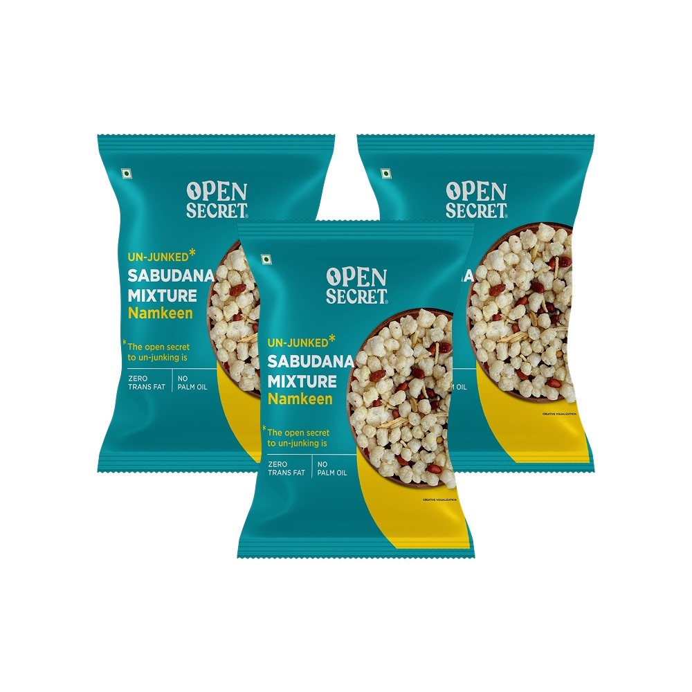 Open Secret Rock Salt Sabudana Mixture Namkeen