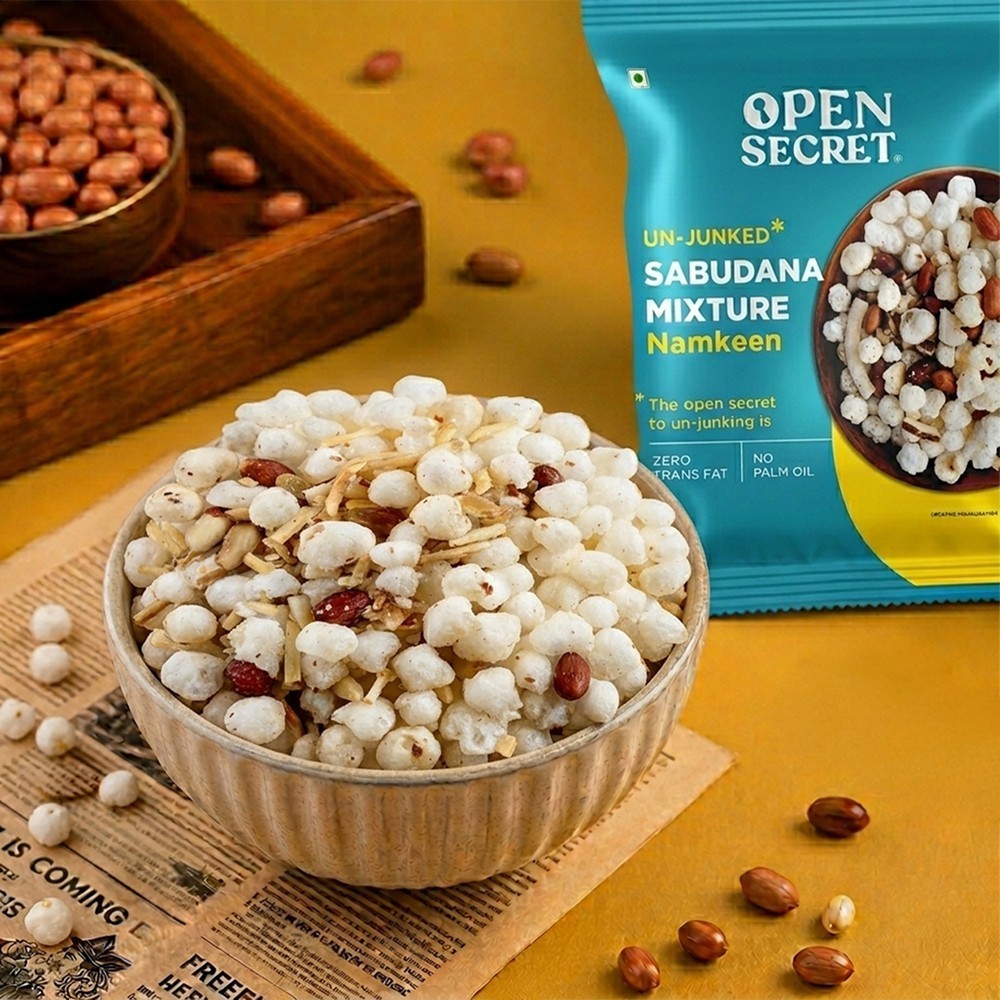 Open Secret Rock Salt Sabudana Mixture Namkeen