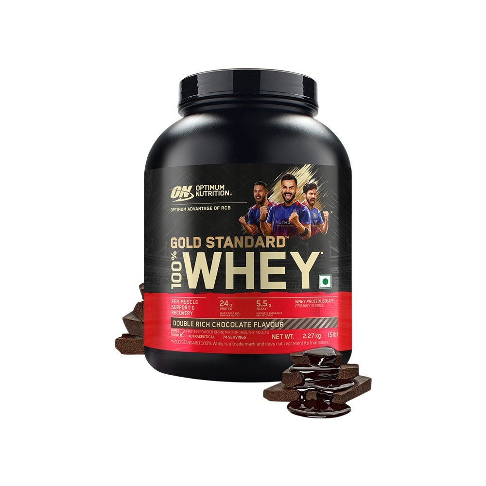 Optimum Nutrition (ON) Gold Standard 100% Whey Protein (Double Rich Choco Flavour)