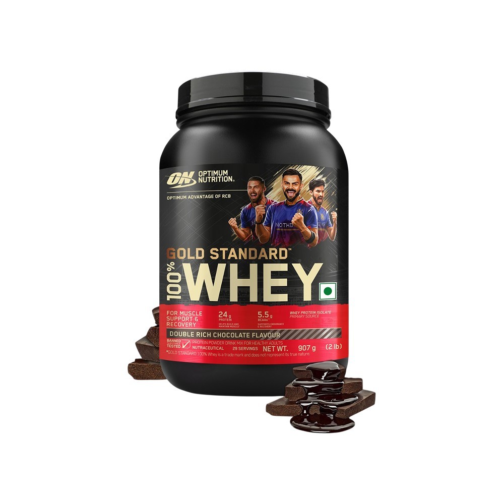 Optimum Nutrition (ON) Gold Standard 100% Whey Protein (Double Rich Choco)