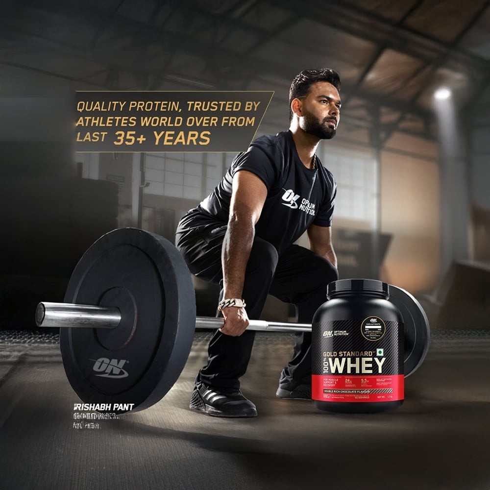 Optimum Nutrition (ON) Gold Standard 100% Whey Protein (Double Rich Chocolate)