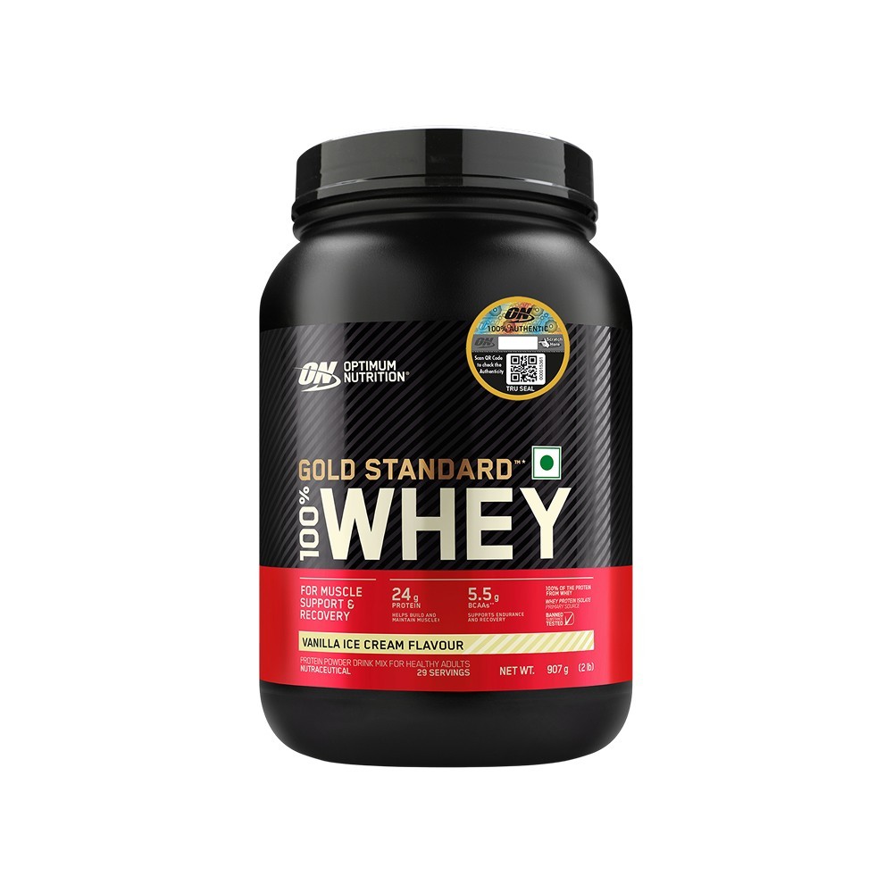 Optimum Nutrition (ON) Gold Standard 100% Whey Protein (Vanilla)