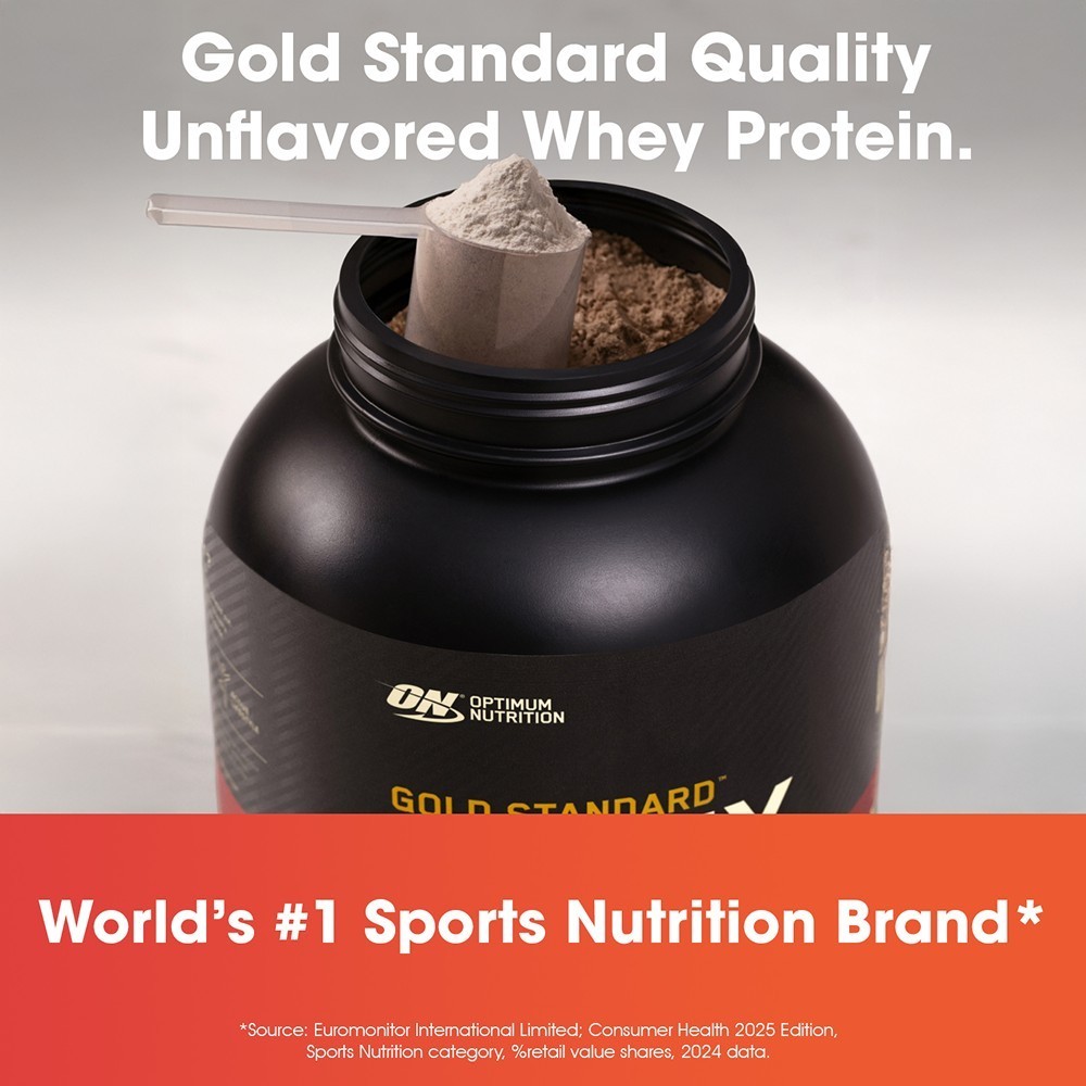 Optimum Nutrition (ON) Gold Standard Whey Protein (Unflavored)