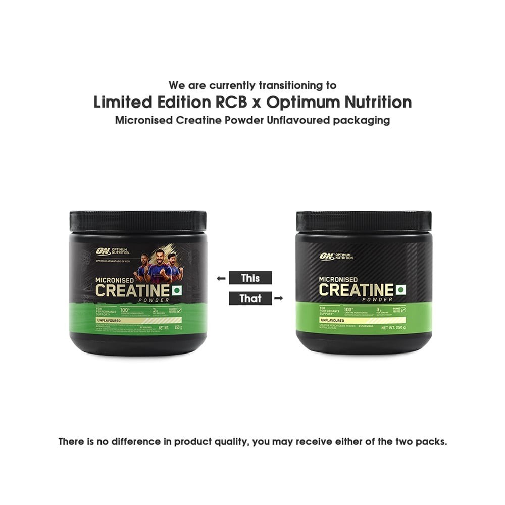 Optimum Nutrition (ON) Micronised Creatine Powder (Unflavoured)