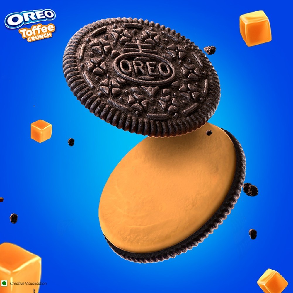 Oreo Toffee-Crunch Sandwich Cream Biscuits