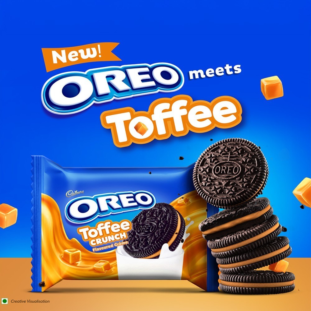 Oreo Toffee-Crunch Sandwich Cream Biscuits