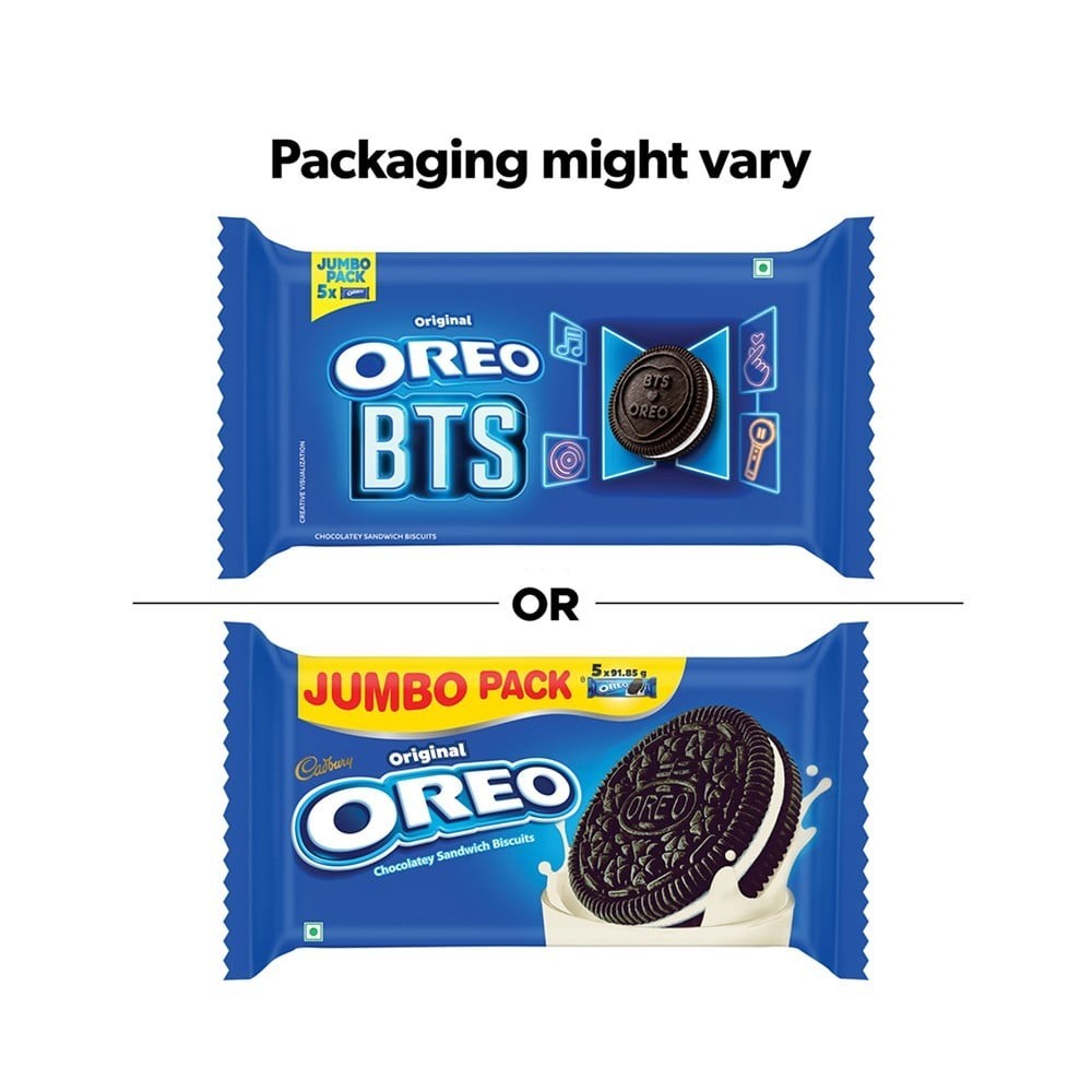 Oreo Vanilla Sandwich Cream Biscuits Jumbo Pack