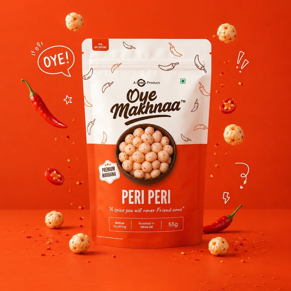Oye Makhnaa Peri Peri Flavoured Makhana