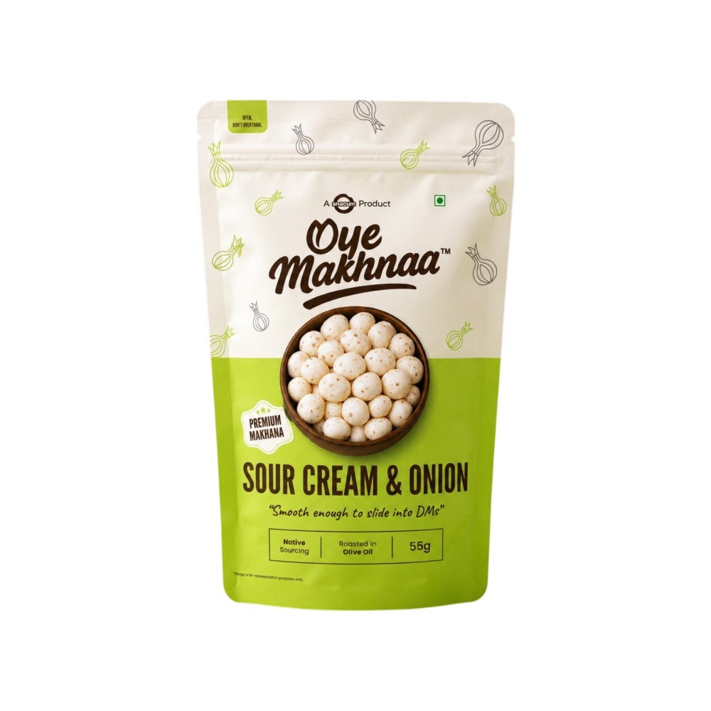 Oye Makhnaa Sour Cream & Onion Flavoured Makhana