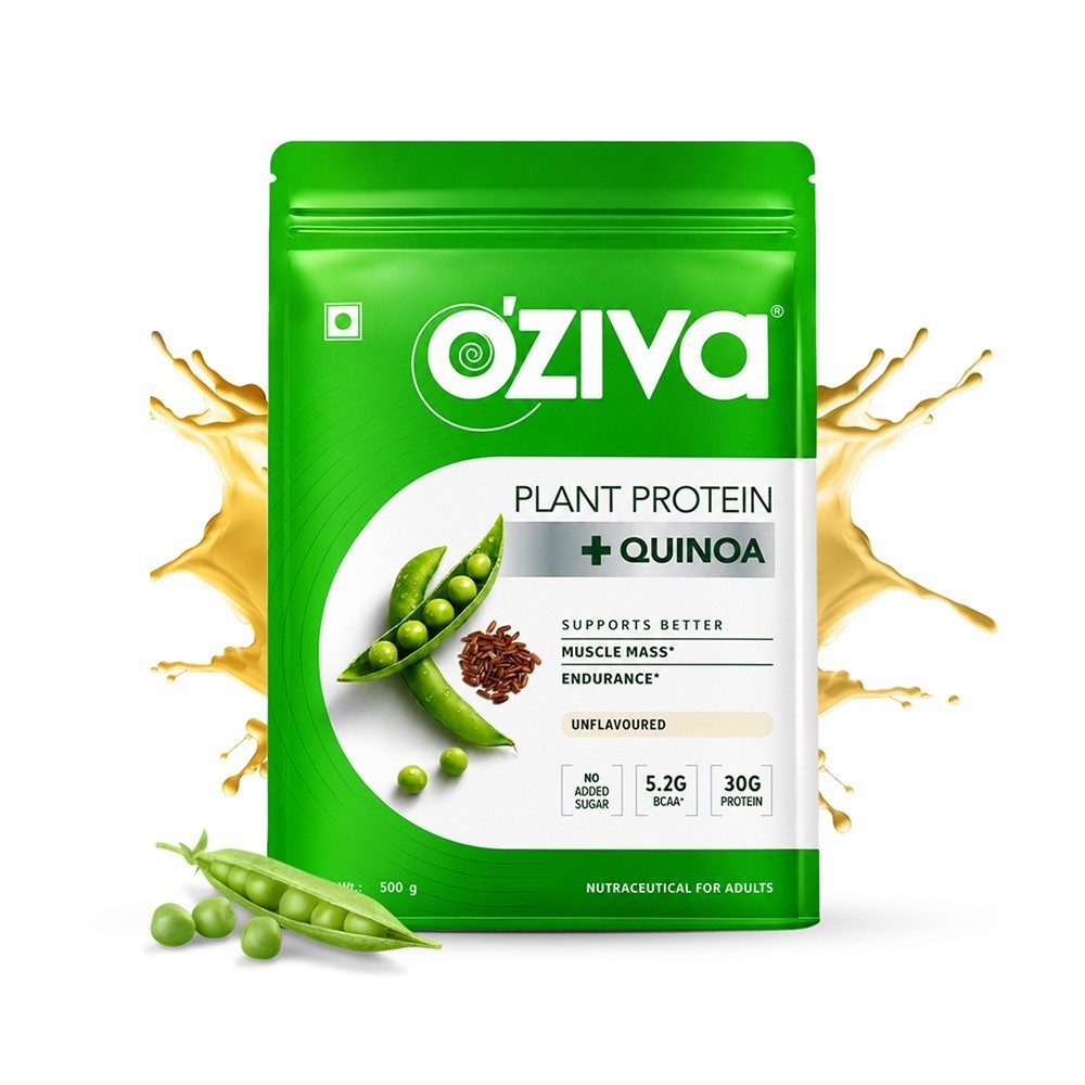 OZiva Plant Protein Powder (Unflavoured)