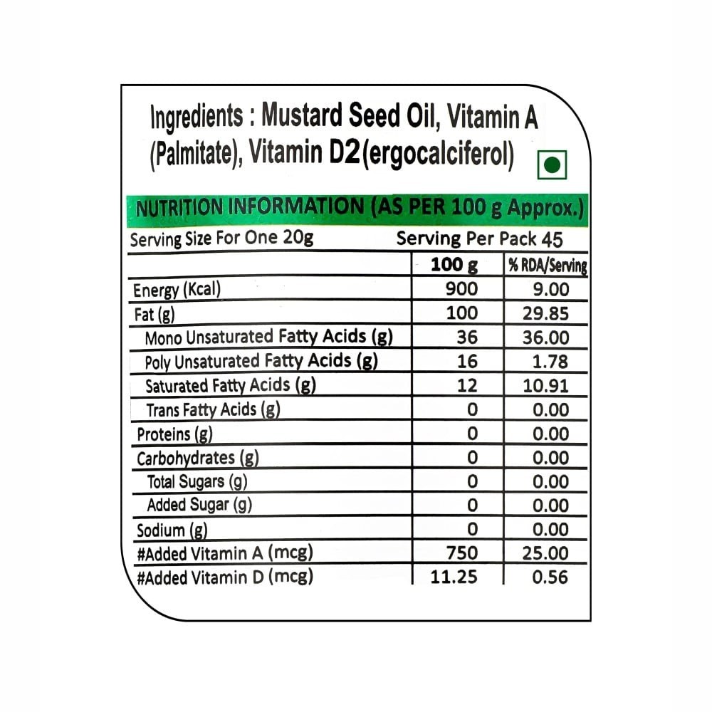 Pansari Kacchi Ghani Mustard Oil