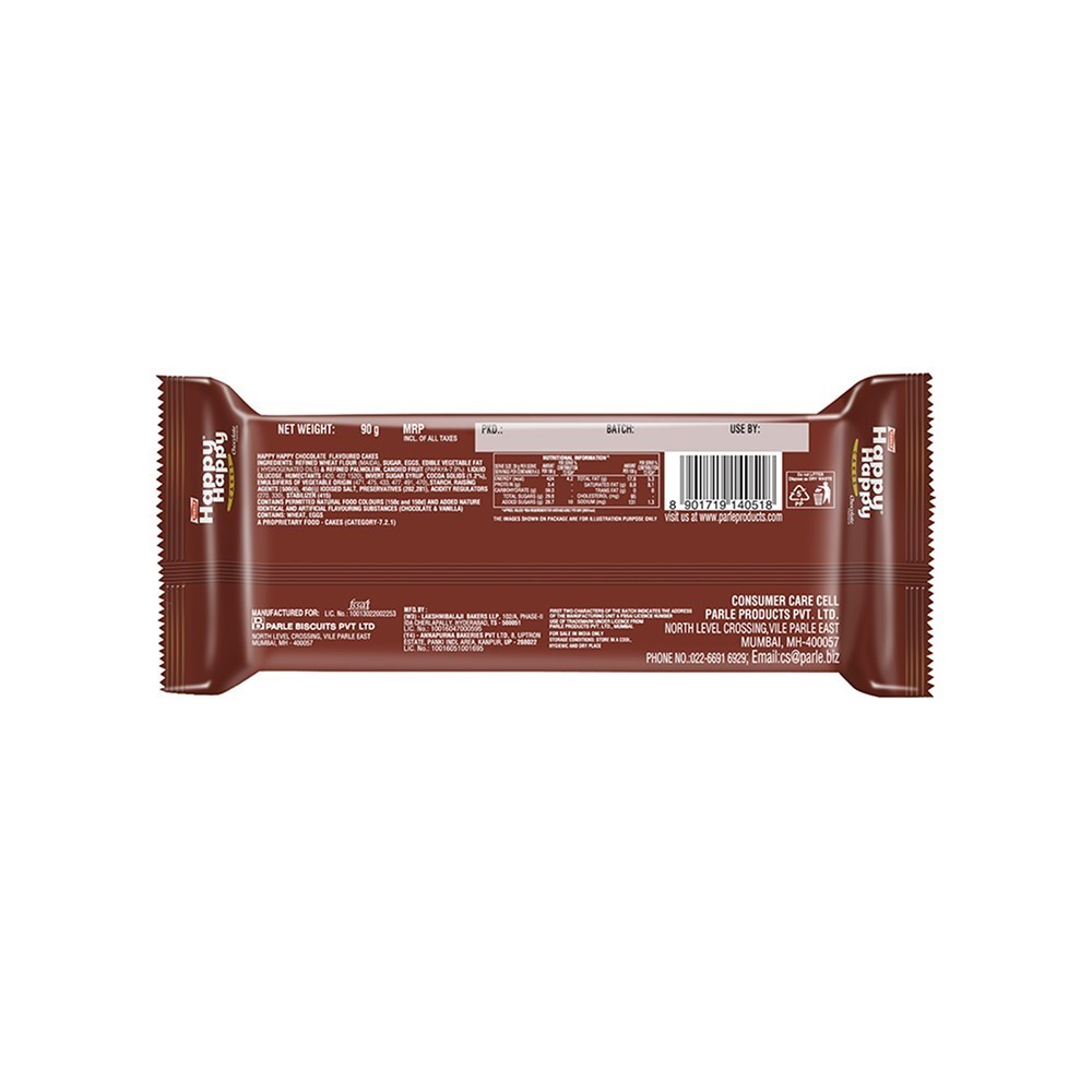Parle Happy Happy Slice Cake (Chocolate)