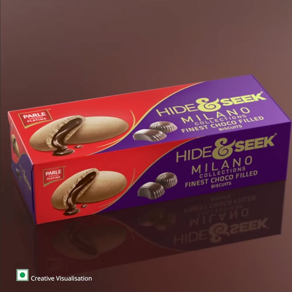 Parle Hide & Seek Milano Centre Filled Cream Biscuits