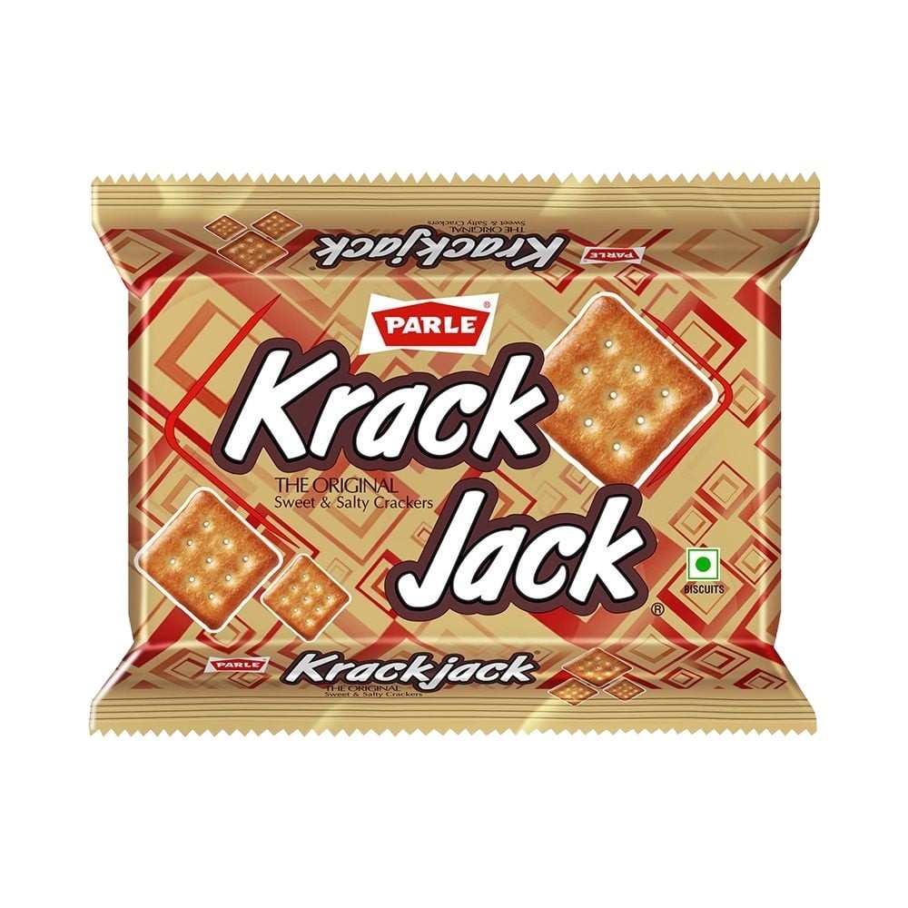 Parle Krackjack Crackers Sweet & Salty Biscuits