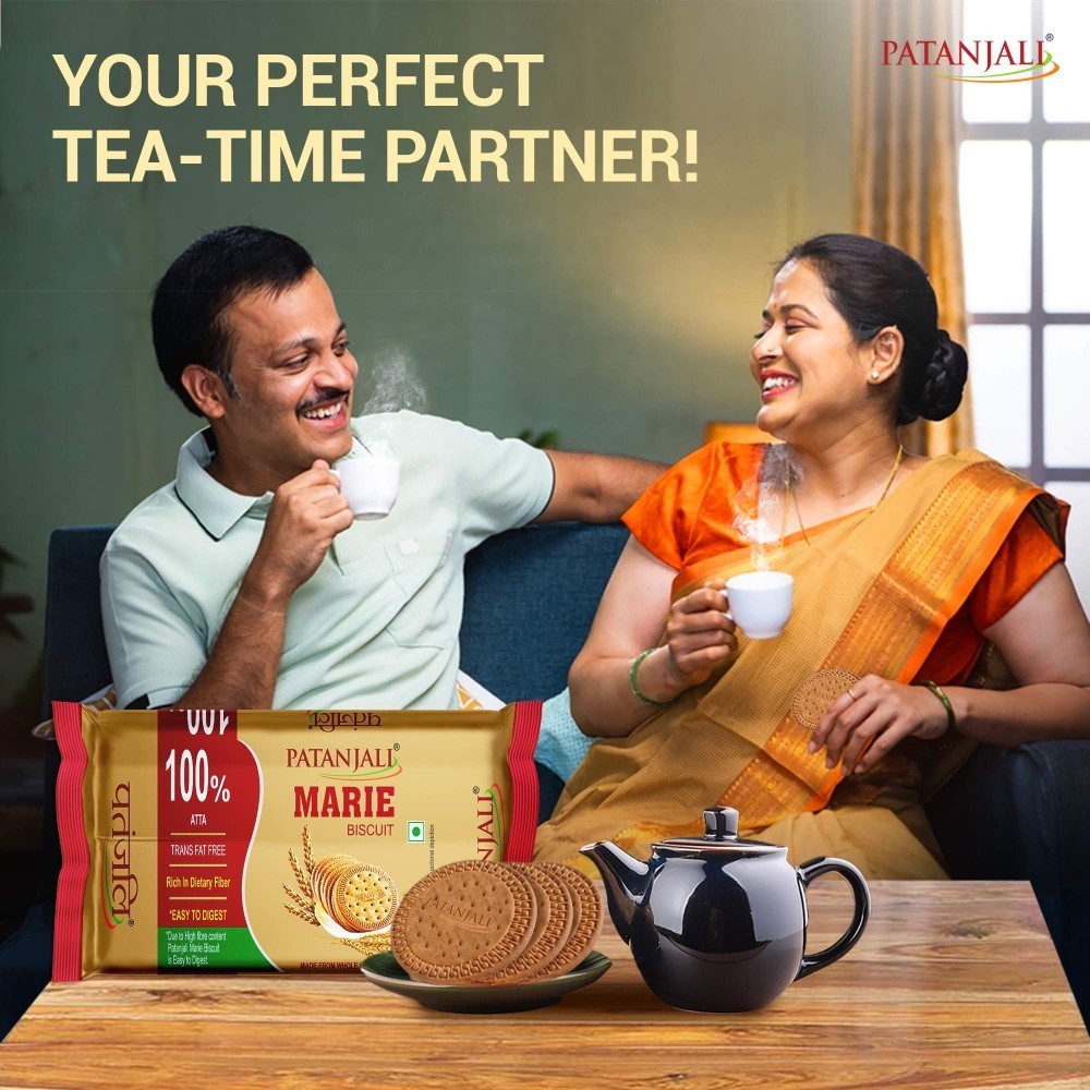 Patanjali Digestive Whole Wheat Marie Biscuits