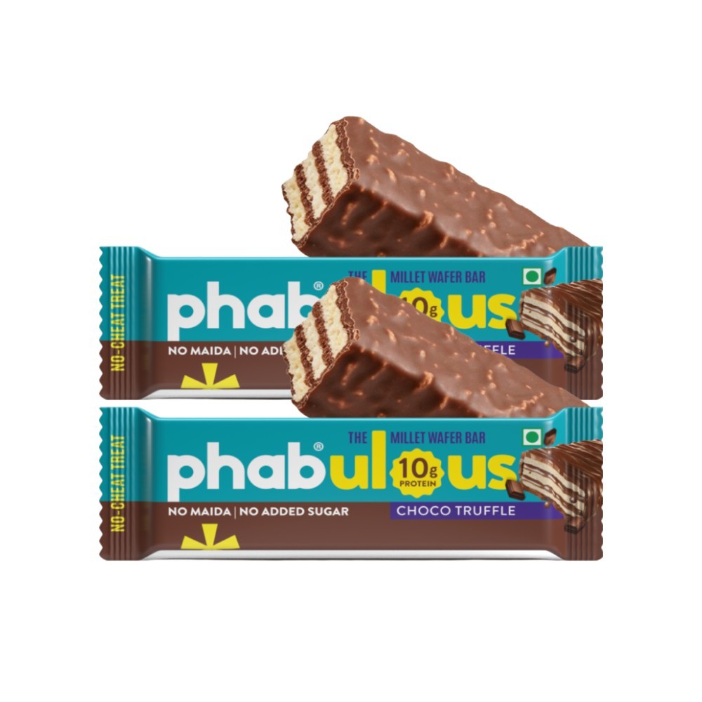 Phab 10g Protein Chocolate Truffle Millet Protein Wafer Bar