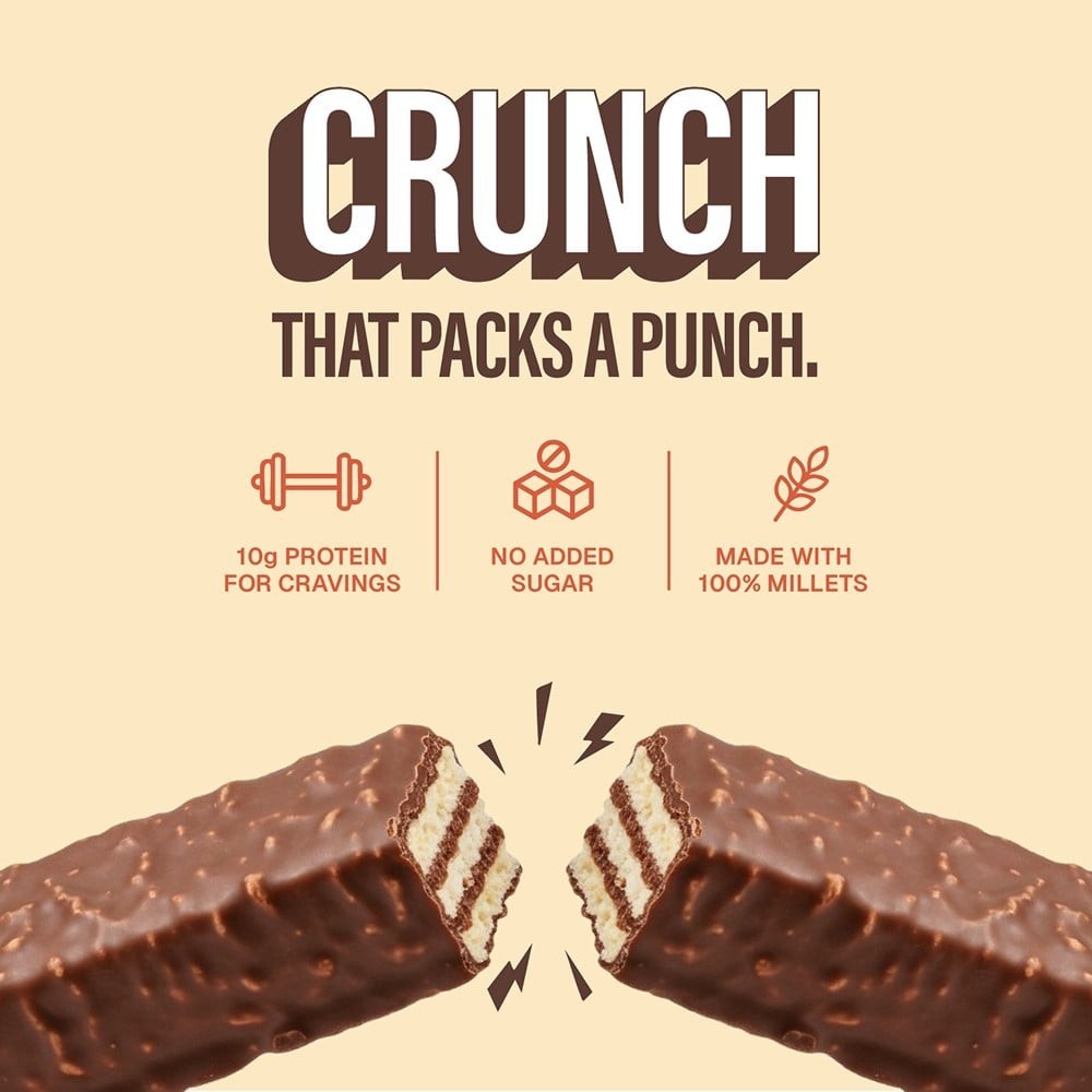 Phab 10g Protein Chocolate Truffle Millet Protein Wafer Bar