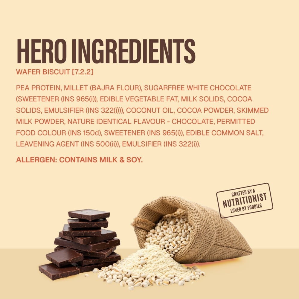 Phab 10g Protein Chocolate Truffle Millet Protein Wafer Bar