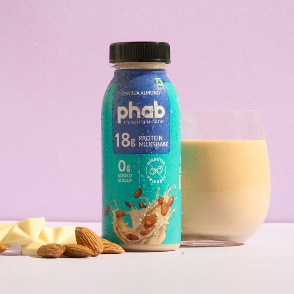 Phab Vanilla Almond 18 g Protein Milkshake