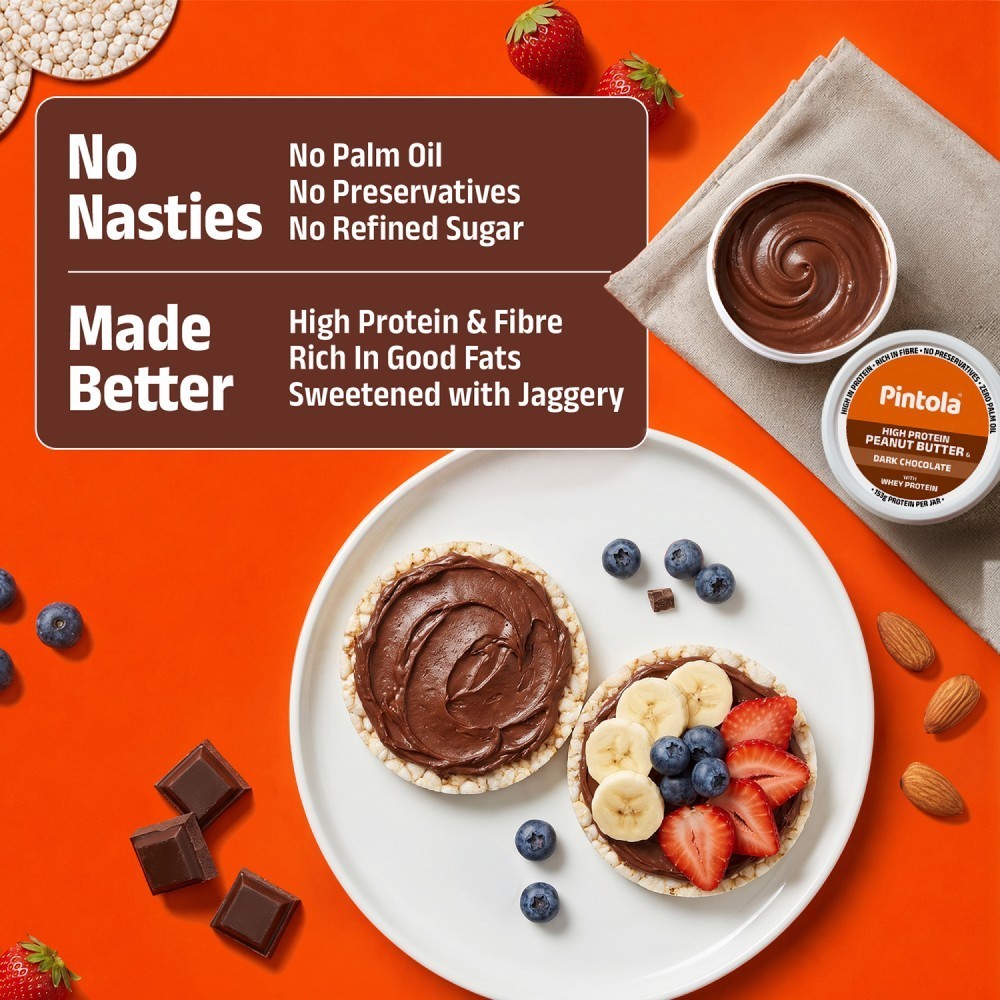 Pintola Dark Chocolate Creamy Peanut Butter (High Protein)