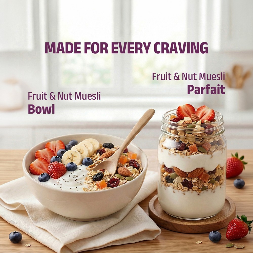 Pintola High Protein Fruit and Nut Muesli 25g Protein