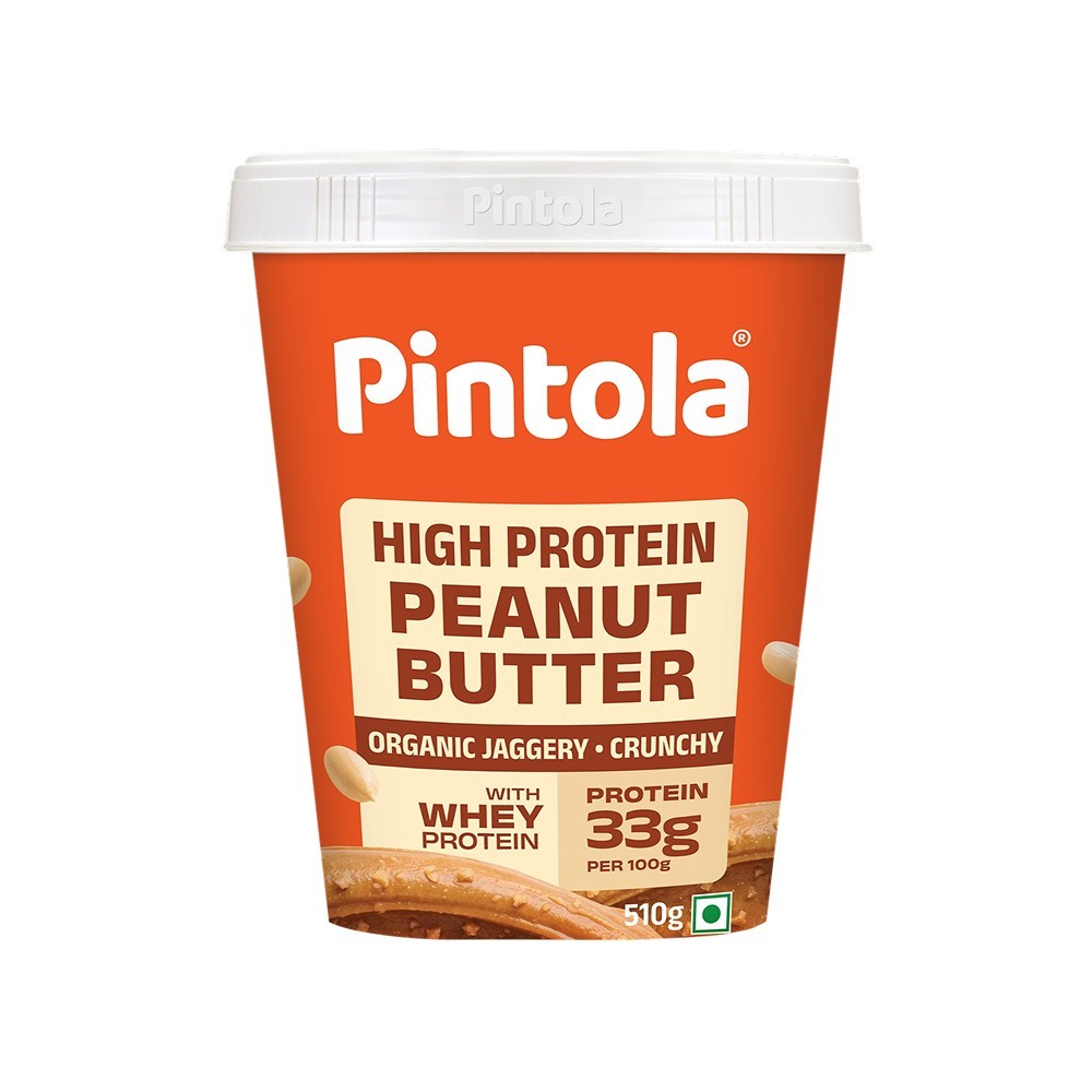 Pintola High Protein Jaggery Crunchy Peanut Butter