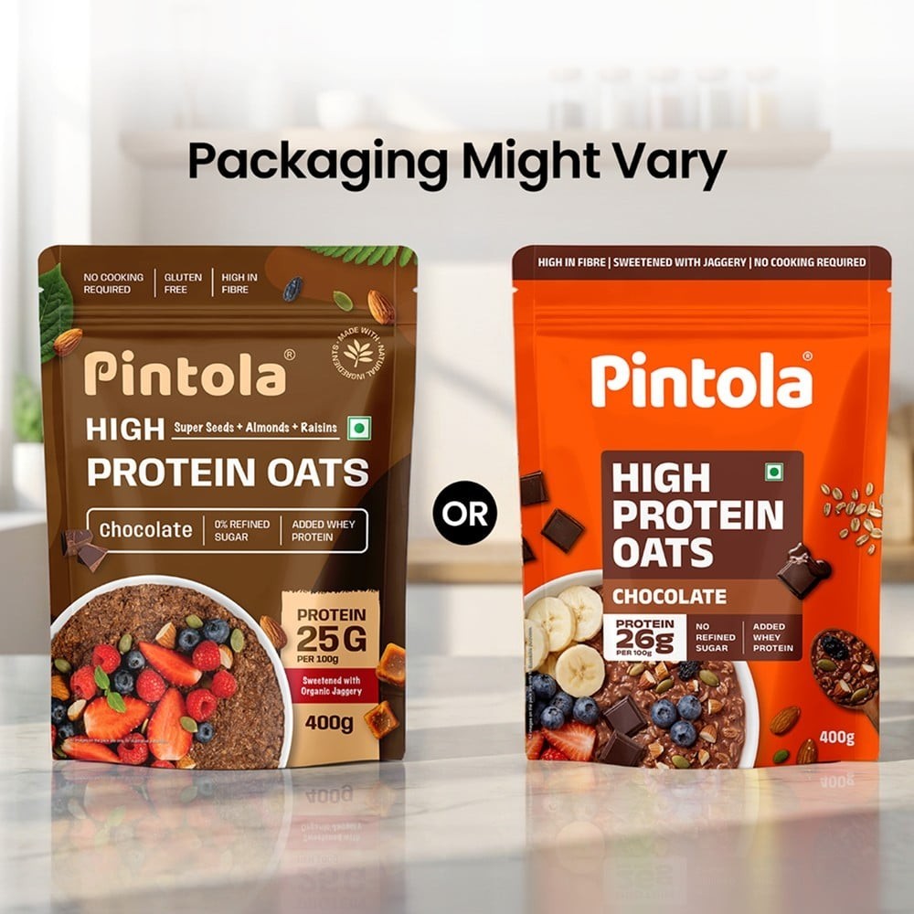 Pintola High Protein Oats (Chocolate) - Pack of 2