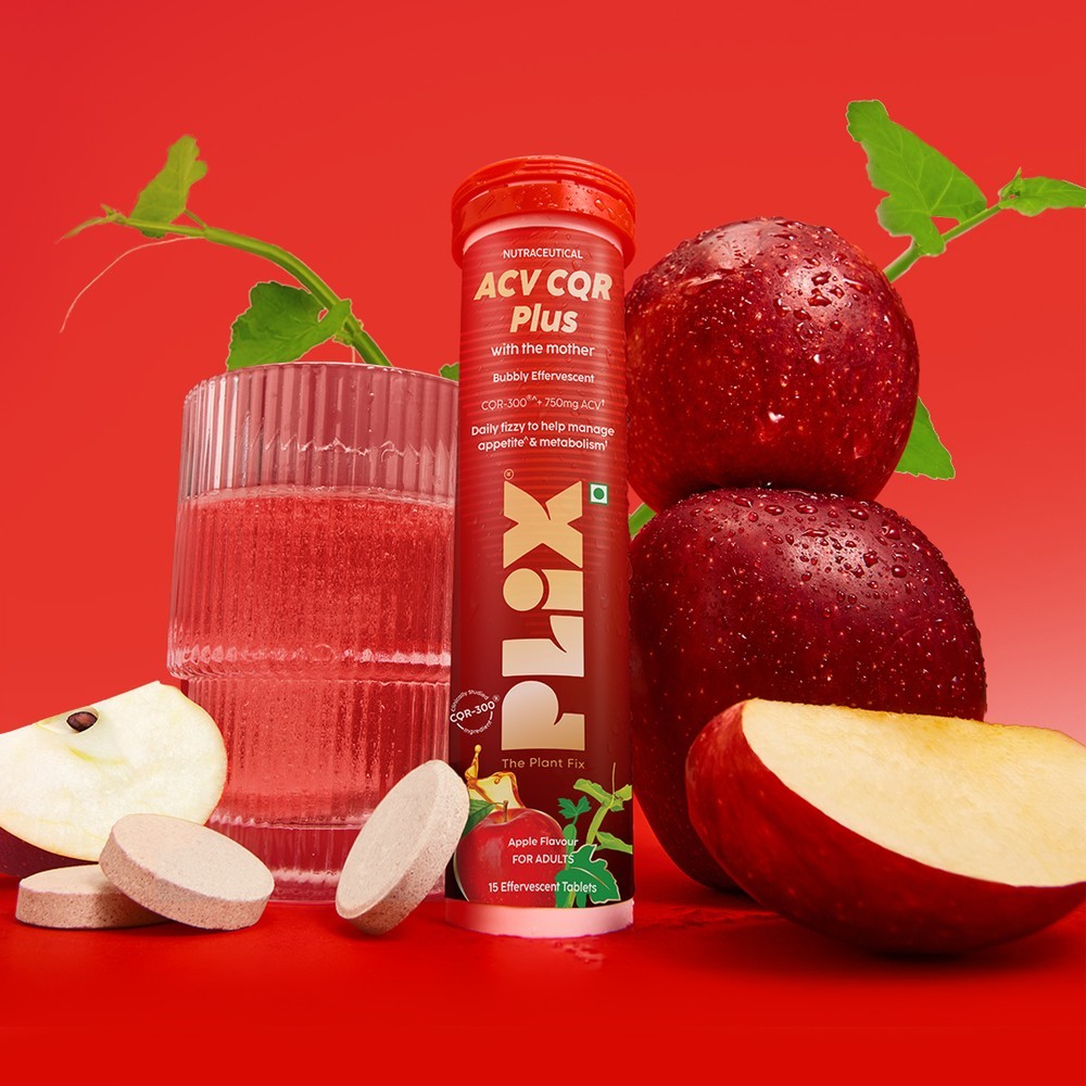 Plix Apple Cider Vinegar CQR Plus Effervescent Tablets