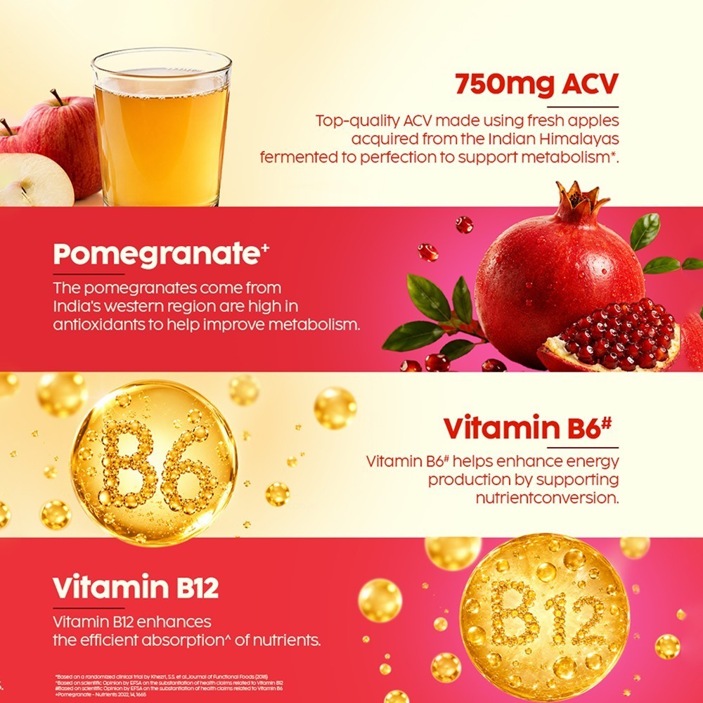 Plix Apple Cider Vinegar Effervescent Tablets (Watermelon)