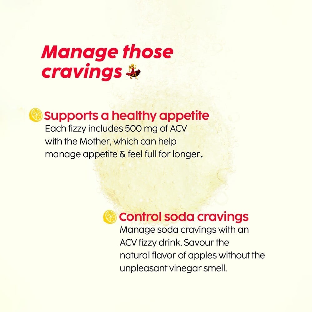 Plix Bubbly Apple Cider Vinegar Effervescent Tablets (Lemon Masala)