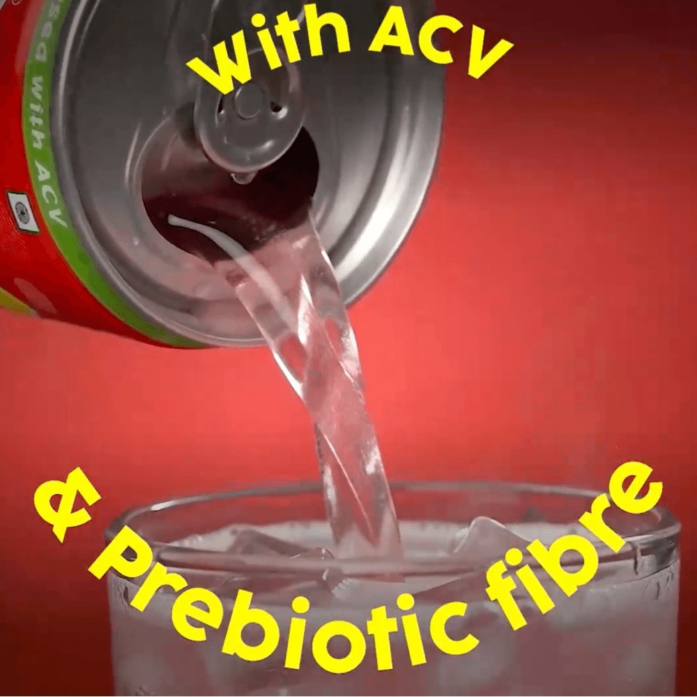 Plix Strawberry Lime Bomb Prebiotic Soda