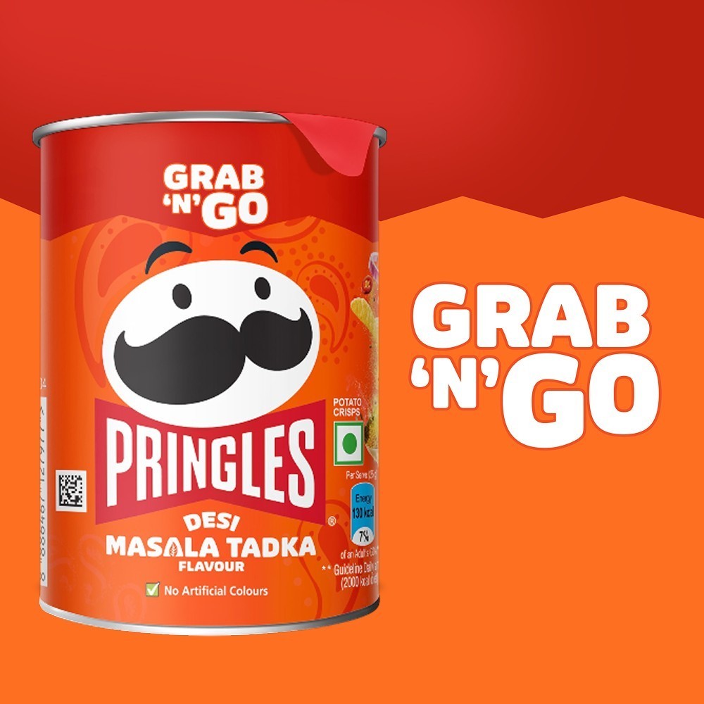 Pringles Grab 'N' Go Desi Masala Tadka Potato Chips
