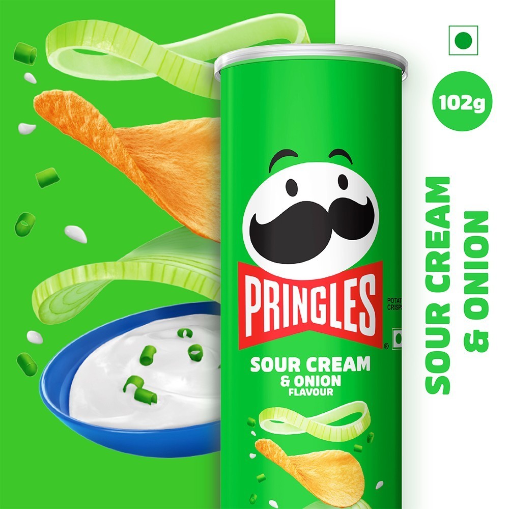 Pringles Sour Cream & Onion Potato Chips