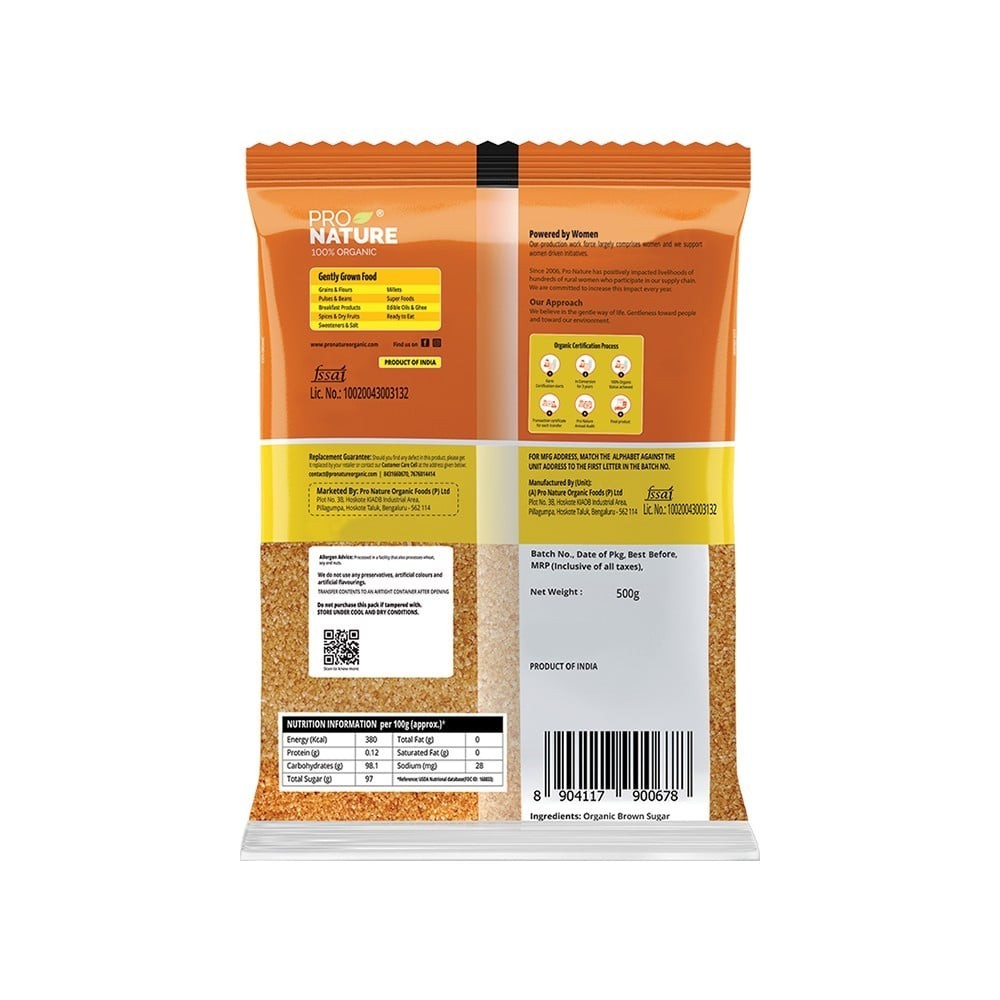 Pro Nature Organic Brown Sugar