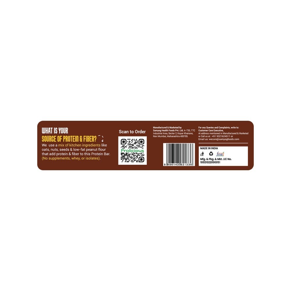 Prolicious High Protein Choco Seeds & Nuts Protein Bar Combo