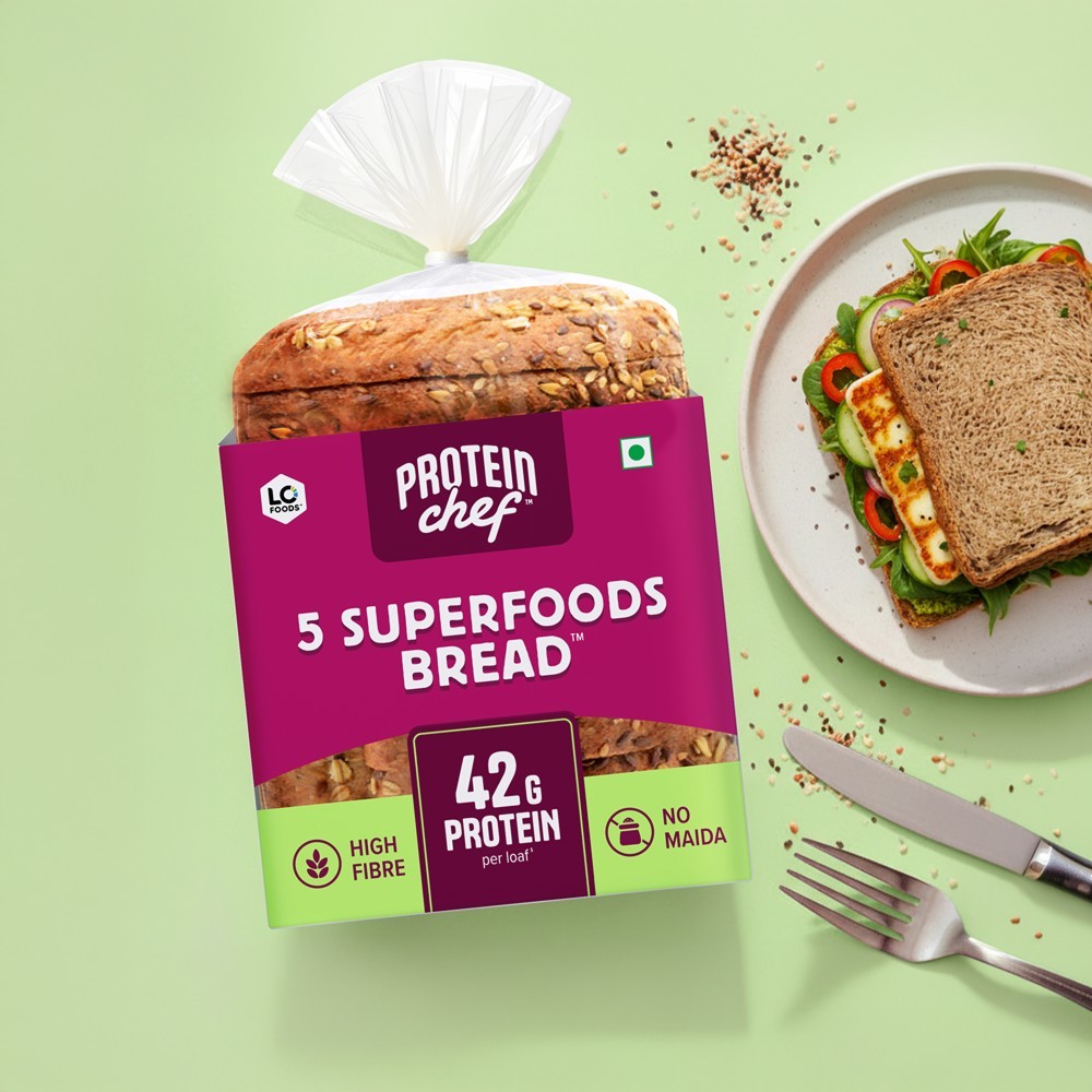 Protein Chef 42g Protein Multigrain Bread - 5 Superfoods