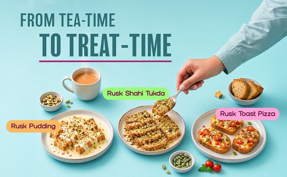 Protein Chef Elaichi Wheat Rusk
