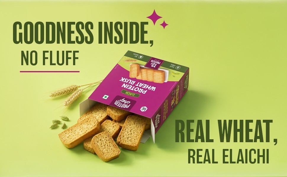 Protein Chef High Protein Elaichi Rusk