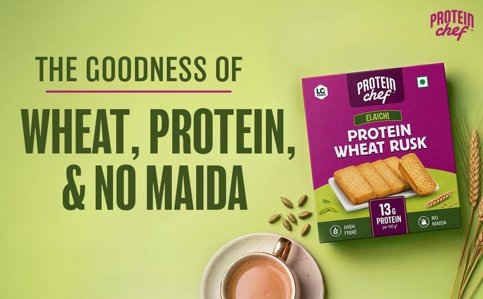 Protein Chef High Protein Elaichi Rusk