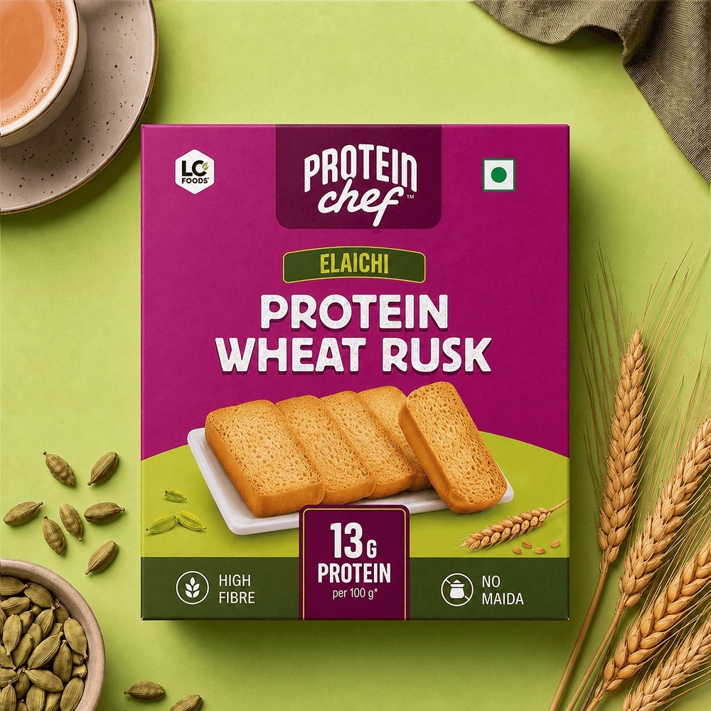 Protein Chef High Protein Elaichi Rusk