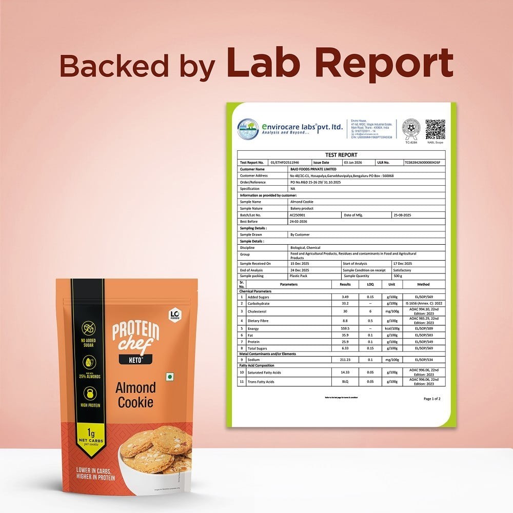 Protein Chef Keto Almond Cookies (No Added Sugar)