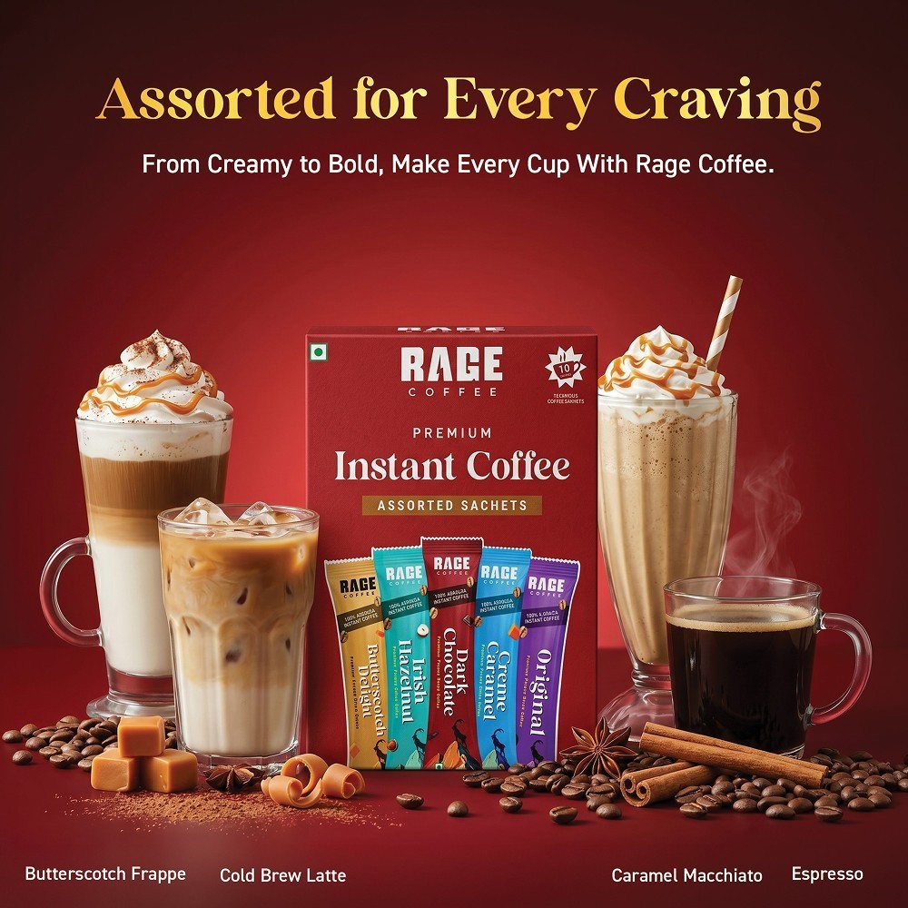 Rage Coffee Assorted Freeze Dried Instant Coffee