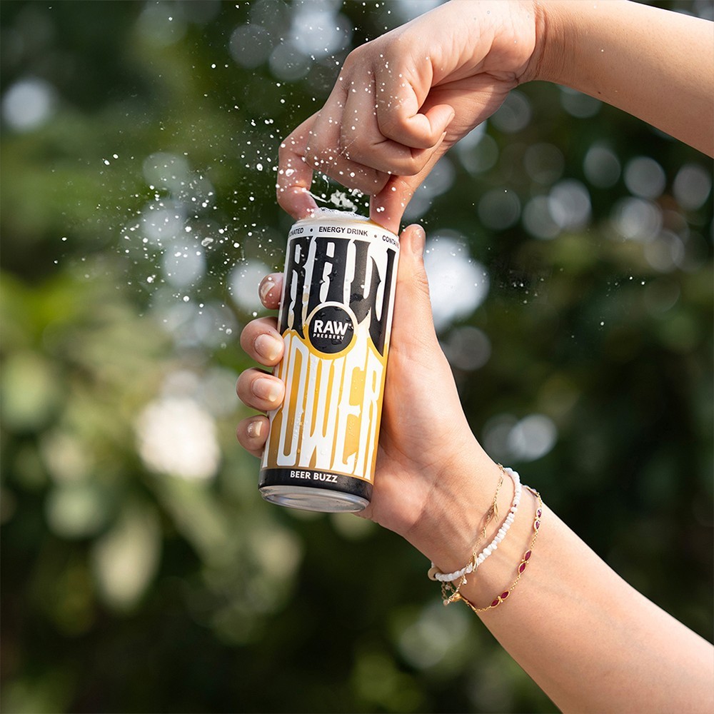 Raw Pressery Beer Buzz Energy Drink