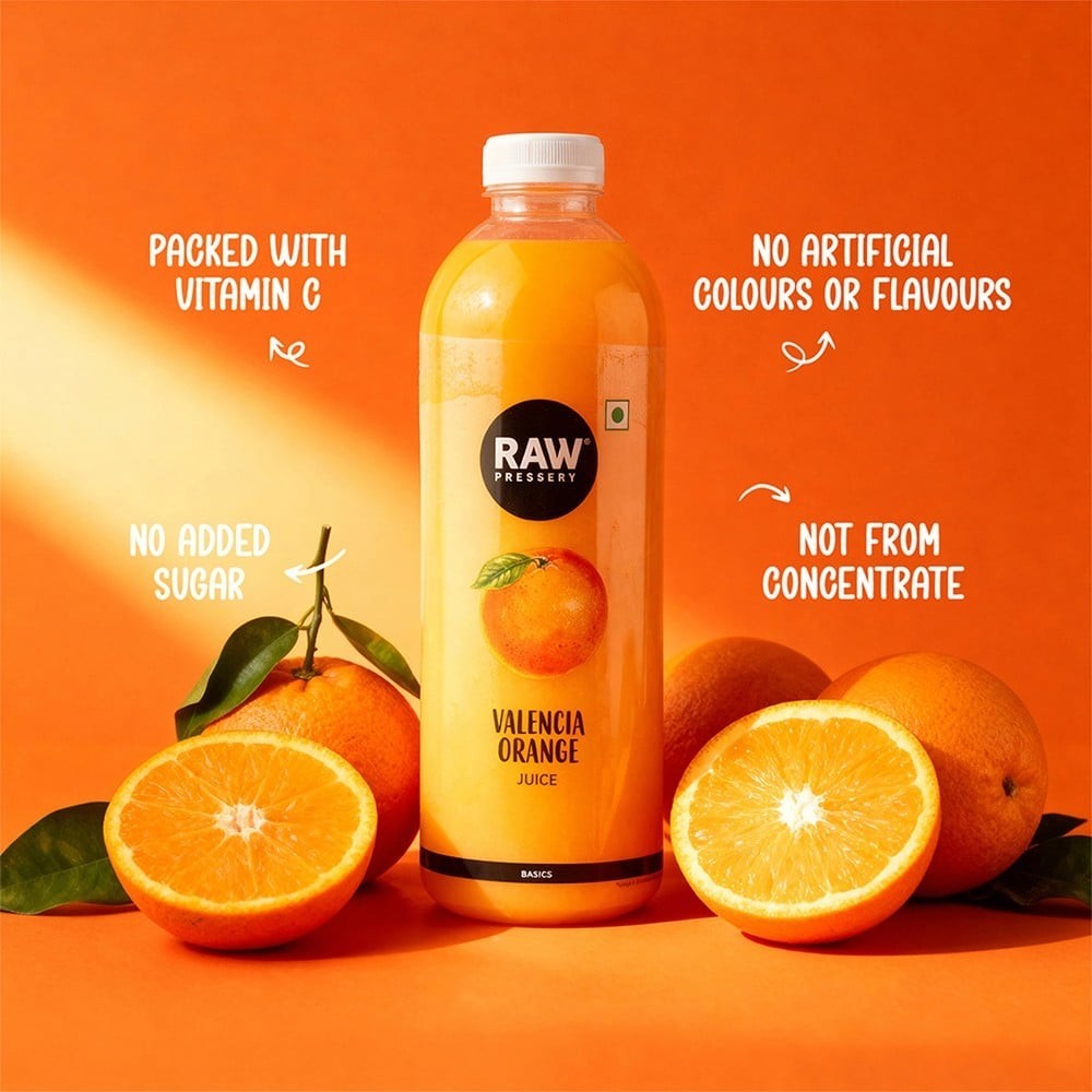 Raw Pressery Valencia Orange Juice