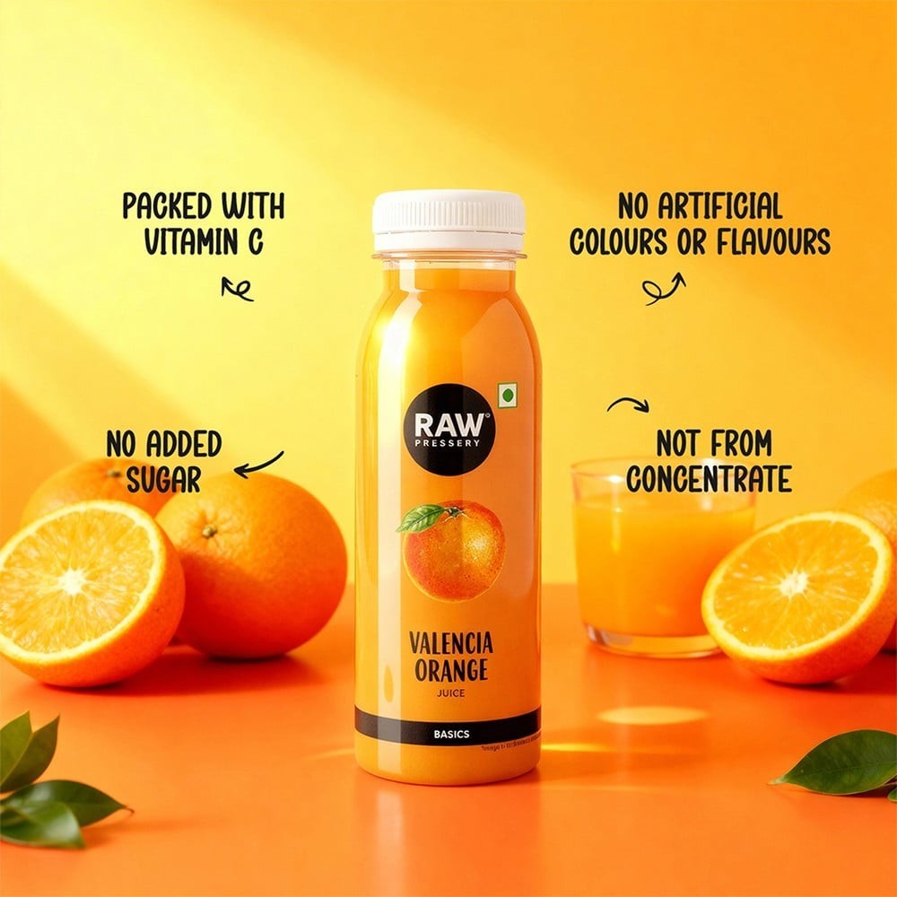 Raw Pressery Valencia-Orange Juice