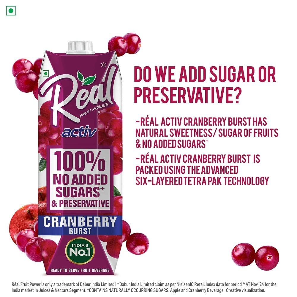 Real Activ Cranberry Juice
