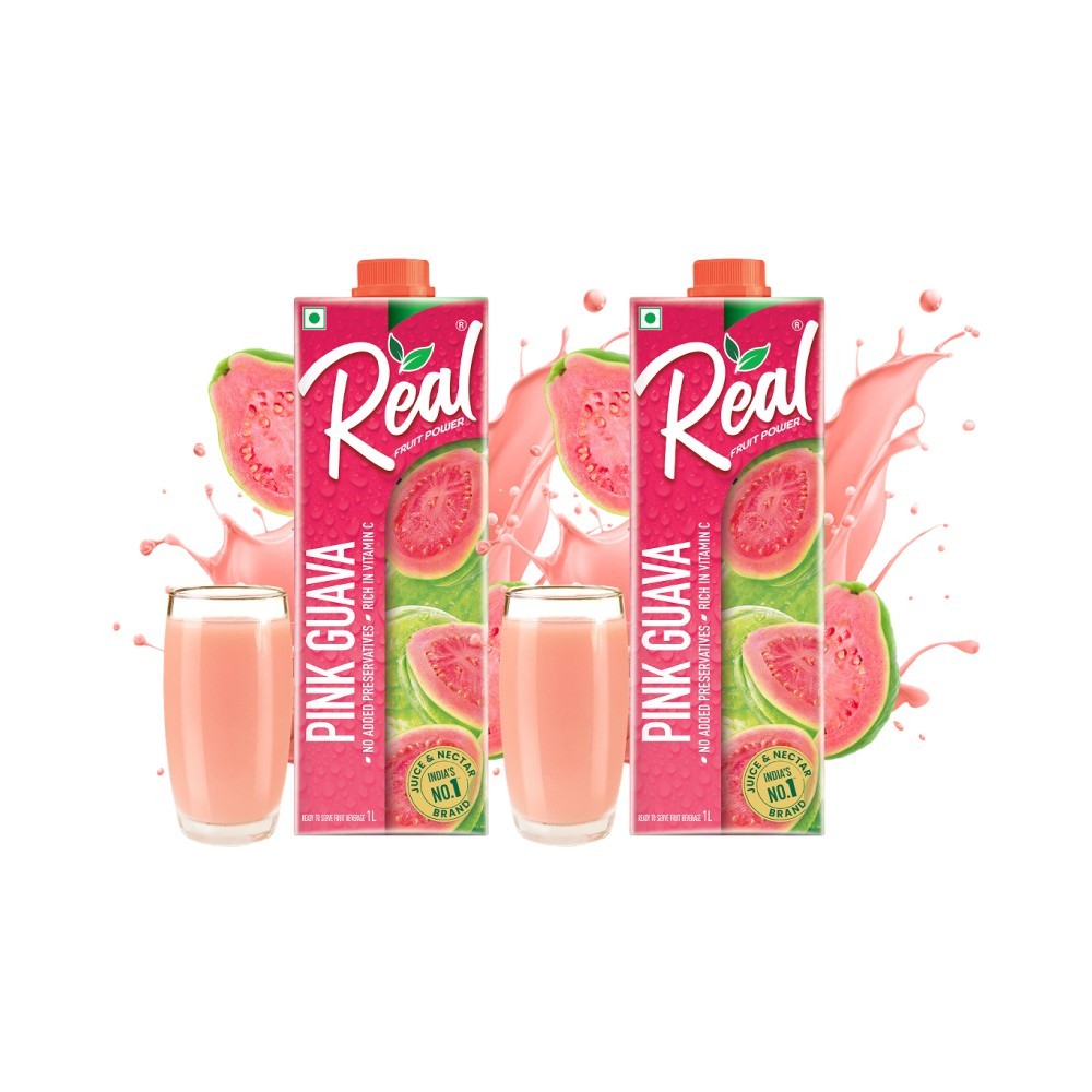 Real Fruit Power Pink Guava Juice